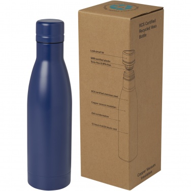 Logo trade promotional items image of: Vasa 500 ml RCS certified recycled stainless steel copper vacuum insulated bottle