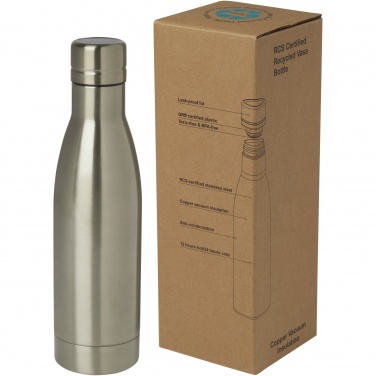 Logotrade corporate gift image of: Vasa 500 ml RCS certified recycled stainless steel copper vacuum insulated bottle