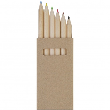 Logotrade promotional item image of: Artemaa 6-piece pencil colouring set