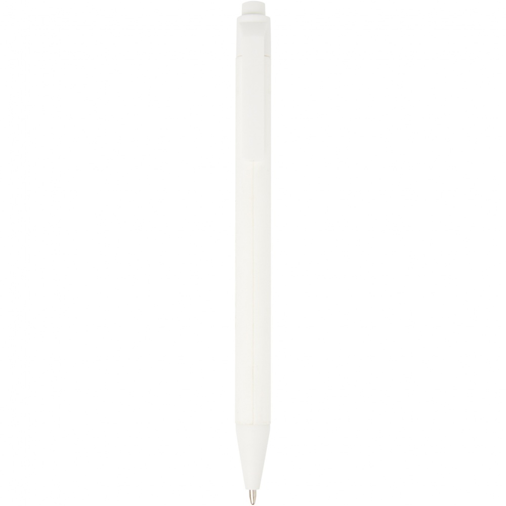 Logo trade advertising product photo of: Chartik monochromatic recycled paper ballpoint pen with matte finish