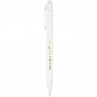 Logo trade corporate gift photo of: Chartik monochromatic recycled paper ballpoint pen with matte finish