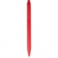 Chartik monochromatic recycled paper ballpoint pen with matte finish, Red