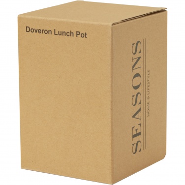 Logo trade advertising products image of: Doveron 500 ml recycled stainless steel insulated lunch pot