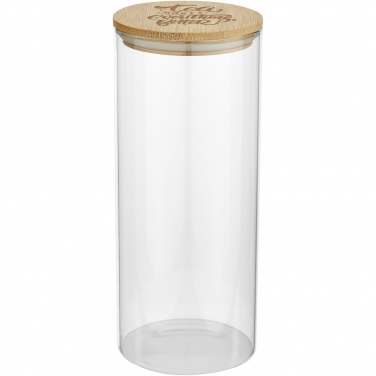 Logo trade promotional merchandise photo of: Boley 940 ml glass food container