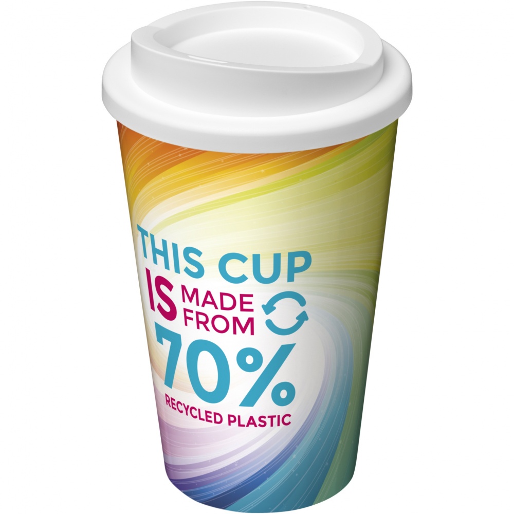 Logotrade promotional giveaway image of: Brite-Americano® Eco 350 ml insulated tumbler