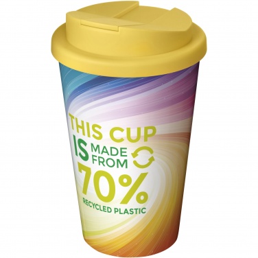 Logo trade promotional products image of: Brite-Americano® Eco 350 ml spill-proof insulated tumbler