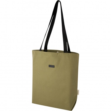 Logo trade promotional merchandise image of: Joey GRS recycled canvas versatile tote bag 14L