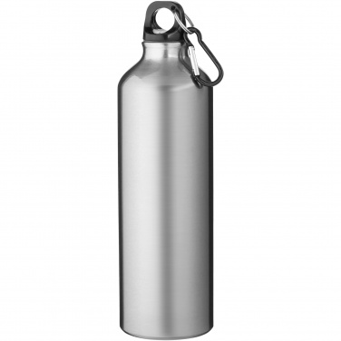 Logotrade promotional item picture of: Oregon 770 ml RCS certified recycled aluminium water bottle with carabiner