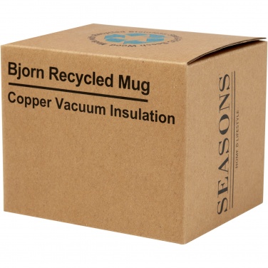 Logo trade promotional gift photo of: Bjorn 360 ml RCS certified recycled stainless steel mug with copper vacuum insulation