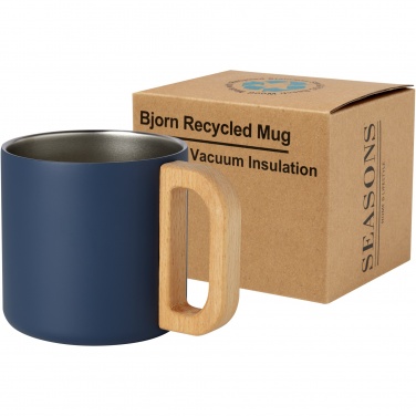 Logotrade advertising product image of: Bjorn 360 ml RCS certified recycled stainless steel mug with copper vacuum insulation