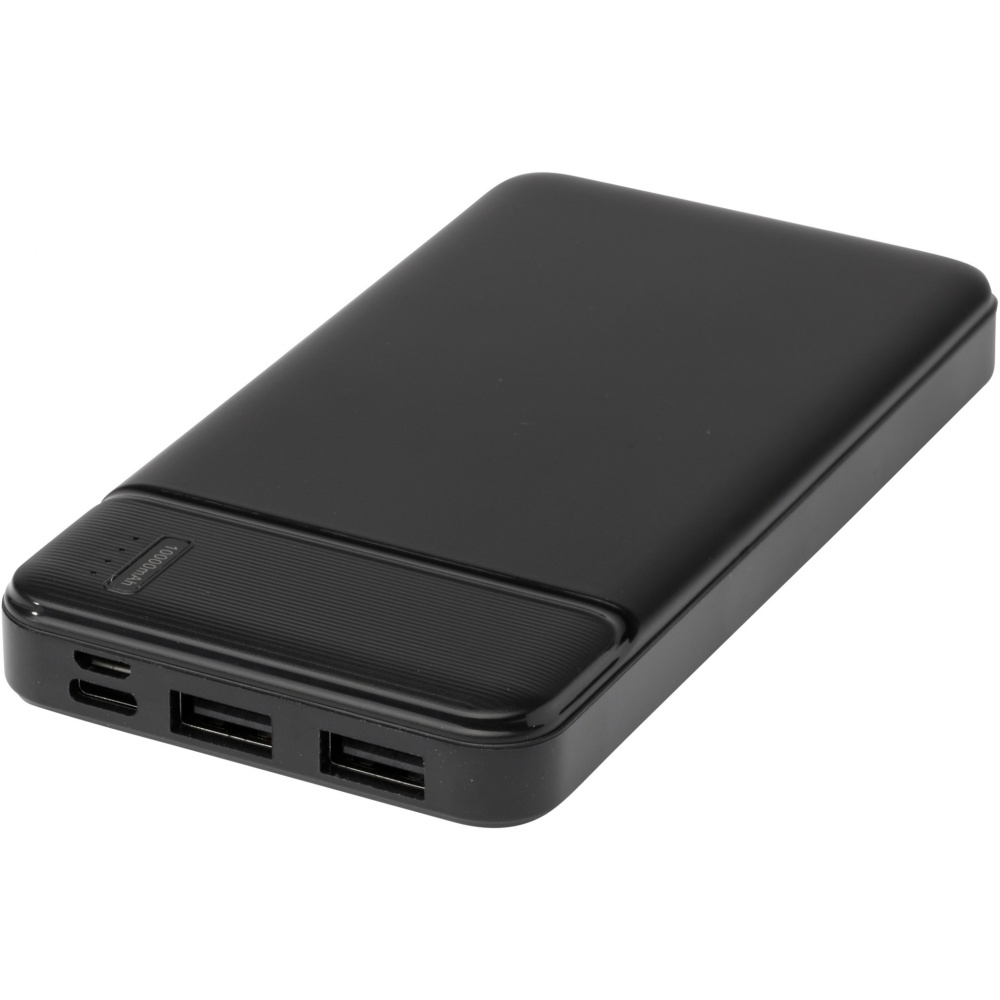 Logo trade promotional merchandise picture of: Loop 10.000 mAh recycled plastic power bank 