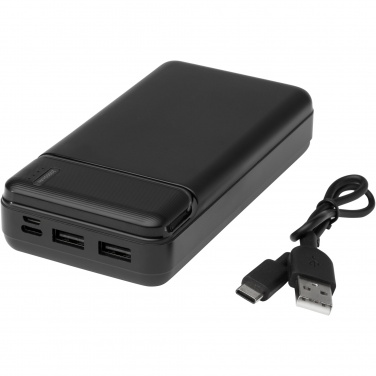 Logo trade promotional products image of: Loop 20.000 mAh recycled plastic power bank 