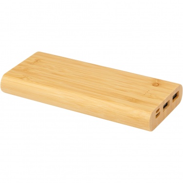 Logotrade business gifts photo of: Tulda 10.000 mAh bamboo power bank