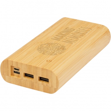 Logo trade promotional giveaways picture of: Tulda 20.000 mAh bamboo power bank