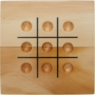 Logotrade promotional item picture of: Strobus wooden tic-tac-toe game