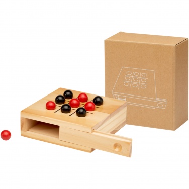 Logo trade promotional giveaways picture of: Strobus wooden tic-tac-toe game