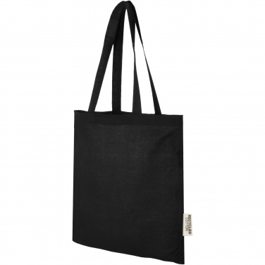 Logotrade promotional merchandise picture of: Madras 140 g/m2 GRS recycled cotton tote bag 7L