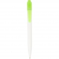 Thalaasa ocean-bound plastic ballpoint pen, Transparent green / White