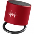 SCX.design S26 light-up ring speaker, Mid red / Solid black