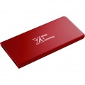 SCX.design P15 light-up 5000 mAh power bank, Mid red