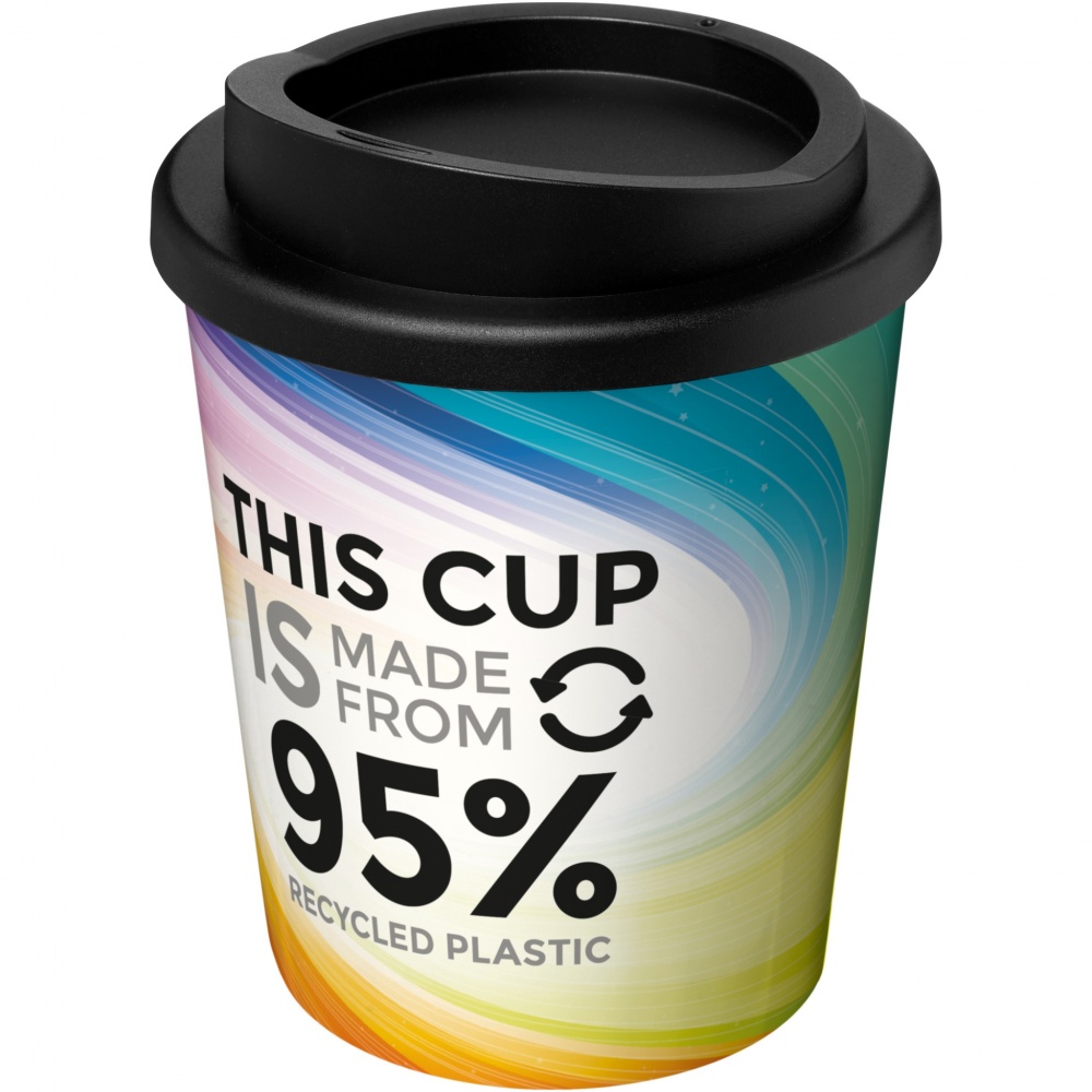 Logo trade promotional product photo of: Brite-Americano® Espresso Recycled 250 ml insulated tumbler