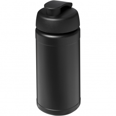 Logotrade corporate gift picture of: Baseline 500 ml recycled sport bottle with flip lid