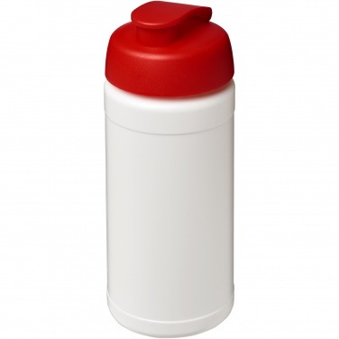 Logo trade corporate gifts image of: Baseline 500 ml recycled sport bottle with flip lid