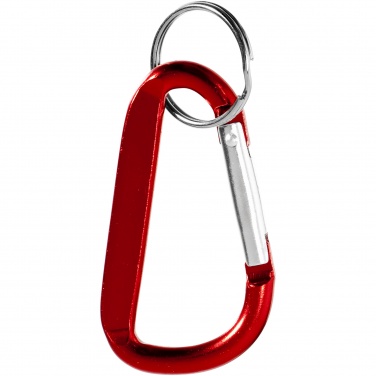 Logotrade promotional product image of: Timor RCS recycled aluminium carabiner keychain