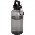 Oregon 400 ml RCS certified recycled plastic water bottle with carabiner, Solid black