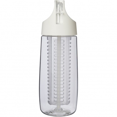 Logo trade promotional products picture of: HydroFruit 700 ml recycled plastic sport bottle with flip lid and infuser