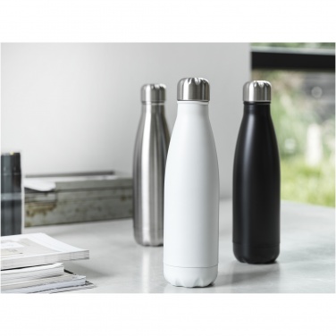 Logo trade promotional item photo of: Cove 500 ml RCS certified recycled stainless steel vacuum insulated bottle 