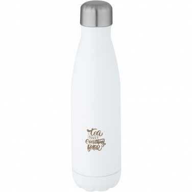 Logo trade corporate gifts image of: Cove 500 ml RCS certified recycled stainless steel vacuum insulated bottle 