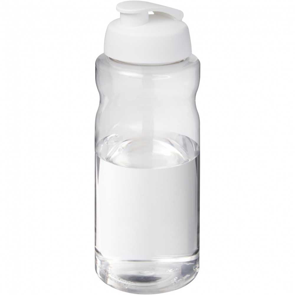 Logo trade promotional products image of: H2O Active® Big Base 1 litre flip lid sport bottle