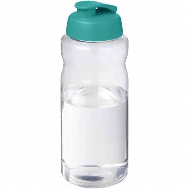 Logo trade promotional merchandise picture of: H2O Active® Big Base 1 litre flip lid sport bottle