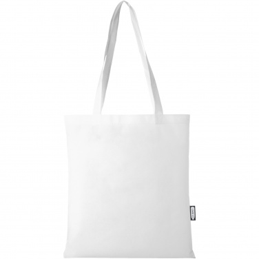 Logo trade promotional giveaways picture of: Zeus GRS recycled non-woven convention tote bag 6L