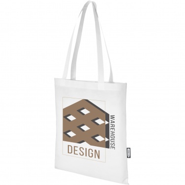 Logo trade promotional items image of: Zeus GRS recycled non-woven convention tote bag 6L