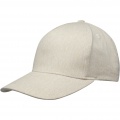 Onyx 5 panel Aware™ recycled cap, Oatmeal