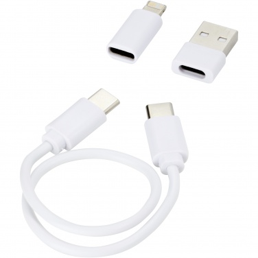 Logo trade promotional giveaways picture of: Whiz recycled plastic modular charging cable 