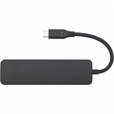 Logotrade promotional gift image of: Loop RCS recycled plastic multimedia adapter USB 2.0-3.0 with HDMI port