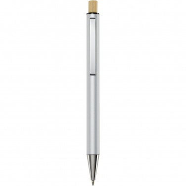 Logotrade business gift image of: Cyrus recycled aluminium ballpoint pen (blue ink)