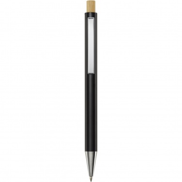 Logo trade promotional merchandise photo of: Cyrus recycled aluminium ballpoint pen