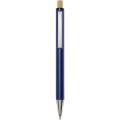 Cyrus recycled aluminium ballpoint pen (black ink), Navy