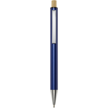 Logo trade promotional products picture of: Cyrus recycled aluminium ballpoint pen (black ink)