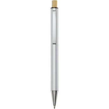 Logo trade corporate gift photo of: Cyrus recycled aluminium ballpoint pen (black ink)