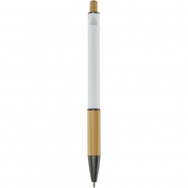 Logo trade promotional giveaway photo of: Darius recycled aluminium ballpoint pen