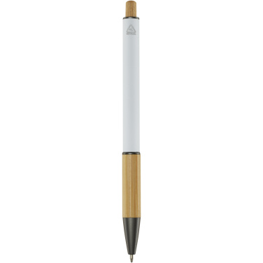 Logo trade business gift photo of: Darius recycled aluminium ballpoint pen