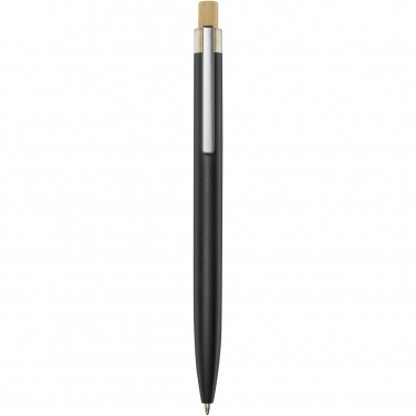 Logo trade promotional merchandise photo of: Nooshin recycled aluminium ballpoint pen  (blue ink)