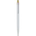 Nooshin recycled aluminium ballpoint pen, White