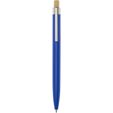 Logo trade advertising products picture of: Nooshin recycled aluminium ballpoint pen (black ink)