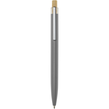 Logo trade advertising products picture of: Nooshin recycled aluminium ballpoint pen (black ink)